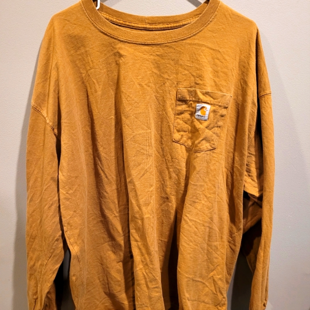 Carhart long sleeve l crew neck t shirt mens size 2xl